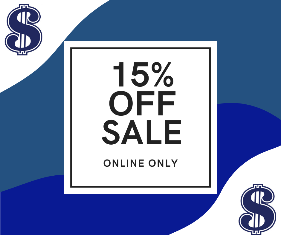 15% Off Sale