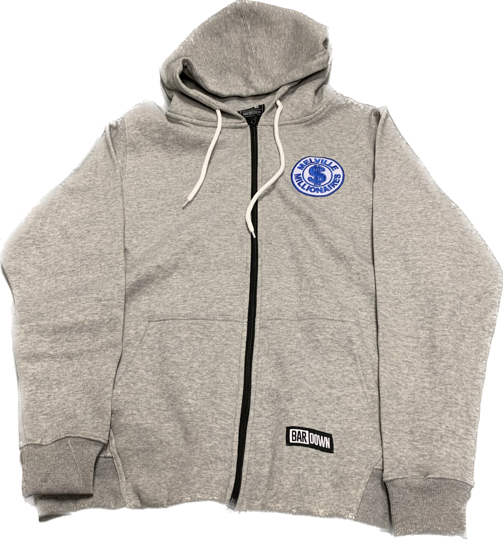 Youth XL - Bardown Solid Full Zip Hoodie