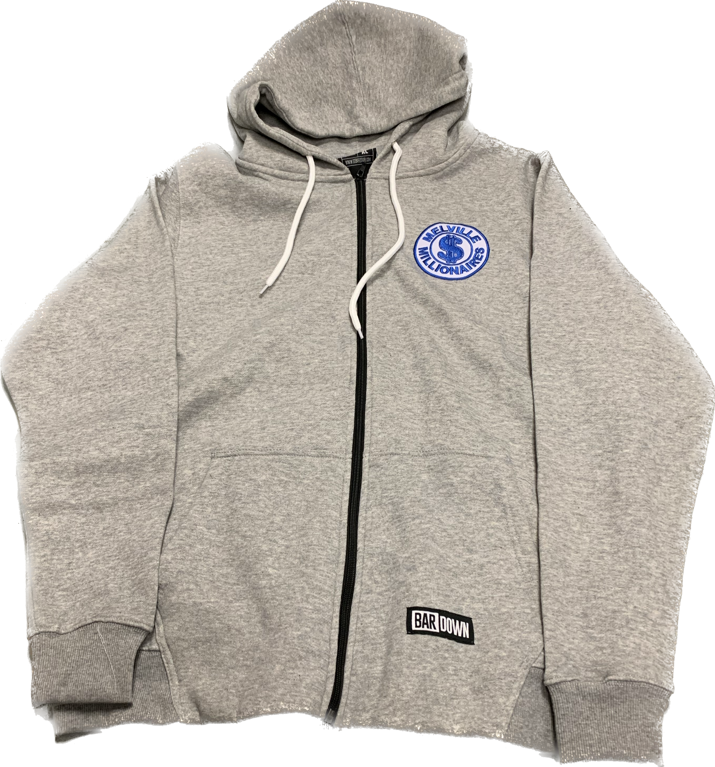 Youth XL - Bardown Solid Full Zip Hoodie