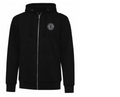 Black full zip sweater